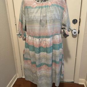 Intropia Pastel Striped Women’s Dress